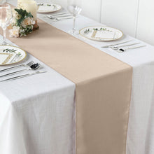 Nude Polyester Table Runner 12"x108"