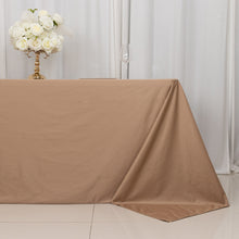 Nude Premium Scuba Rectangular Tablecloth, Wrinkle Free Polyester Seamless Tablecloth - 90x132inch
