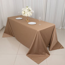Nude Premium Scuba Rectangular Tablecloth, Wrinkle Free Polyester Seamless Tablecloth - 90x132inch