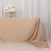 Nude Premium Scuba Rectangular Tablecloth, Wrinkle Free Polyester Seamless Tablecloth - 90x156inch