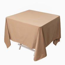 Nude Premium Scuba Square Tablecloth, Wrinkle Free Polyester Seamless Tablecloth 70inch
