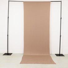 Nude 4-Way Stretch Spandex Drapery Panel with Rod Pockets, Photography Backdrop Curtain