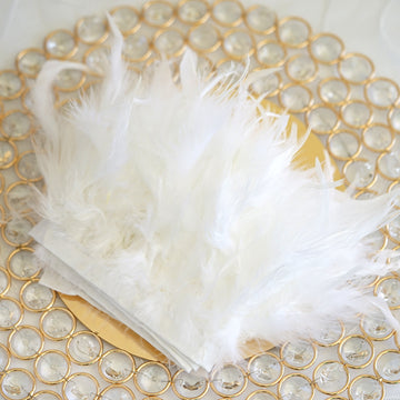 Handmade Feather Fringes for Creative Crafting