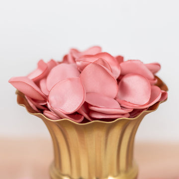 Dusty Rose Silk Rose Petals for Unforgettable Events