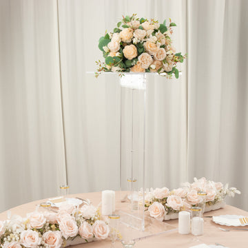 Elegant Clear Acrylic Wedding Display Stand