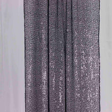 2 Pack Black Sequin Backdrop Drape Curtains with Rod Pockets - 8ftx2ft#whtbkgd