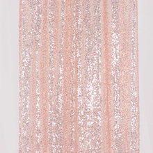 2 Pack Rose Gold Sequin Backdrop Drape Curtains with Rod Pockets-8ftx2ft#whtbkgd