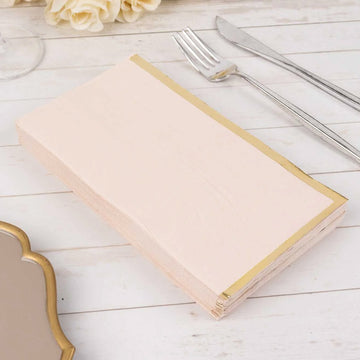Elevate Your Table with Blush Soft Dinner Paper Napkins