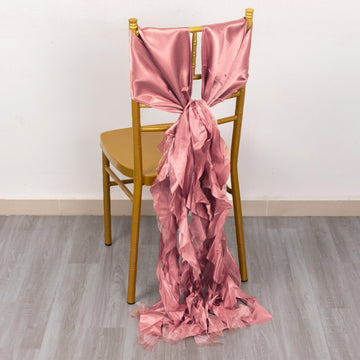 Enhance Your Event with Cinnamon Rose Chair Sashes