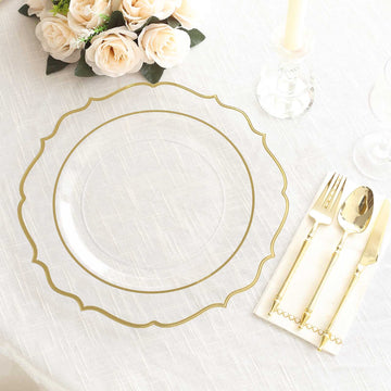 Elevate Your Dining Experience with Clear Plastic Dinner Plates