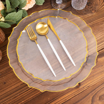 Clear Sunflower Plastic Dinner Plates: The Epitome of Style and Practicality