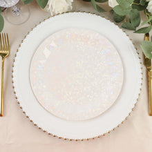 Paper Iridescent 25 Pack 9 Inch 400Gsm Prism Dinner Plates