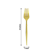 8 Inch Heavy Duty Disposable Plastic Forks 24 Pack