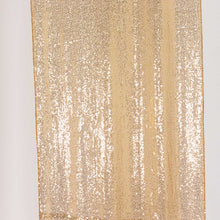 2 Pack Gold Sequin Backdrop Drape Curtains with Rod Pockets - 8ftx2ft#whtbkgd