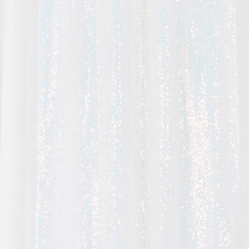 Capture the Essence of Your Event with Iridescent Blue Sequin Curtains
