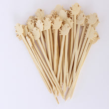 100 Pack Natural Biodegradable Bird Bamboo Skewers Cocktail Sticks, Eco Friendly Fruit Appetizer