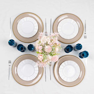 Sophisticated Navy Blue Shatterproof Party Supplies