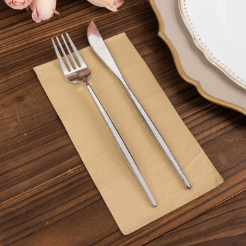Premium 2 Ply Soft Natural Dinner Paper Napkins - The Perfect Choice for Every Occasion