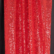 2 Pack Red Sequin Backdrop Drape Curtains with Rod Pockets - 8ftx2ft#whtbkgd