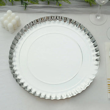 Add Elegance to Your Event with Silver Paper Charger Plates