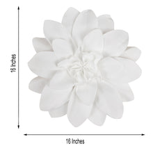 4 Pack White Real-Like Soft Foam Craft Daisy Flower Heads 16"
