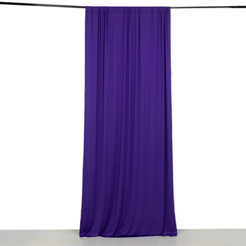 <strong>Wrinkle-Free Purple Curtain For Events</strong>