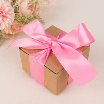 Add a Touch of Elegance with Pink Satin Ribbon
