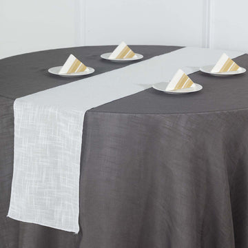 White Linen Table Runner: Add Elegance and Charm to Your Table