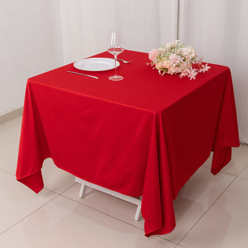 <strong>Versatile Ways to Incorporate Red Square Tablecloth </strong>