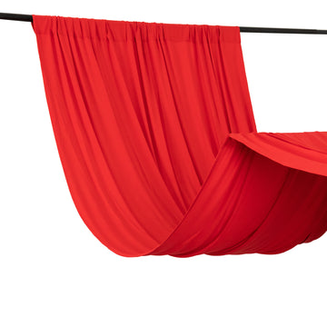 <strong>Stretchable Red Backdrop Curtain</strong>