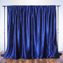 Royal Blue Premium Smooth Velvet Divider Backdrop Curtain Panel, Privacy Photo Booth Event Drapes with Rod Pocket - 8ftx8ft