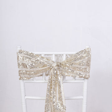 Enhance Your Event Decor with Glitz Sequin Chair Sashes