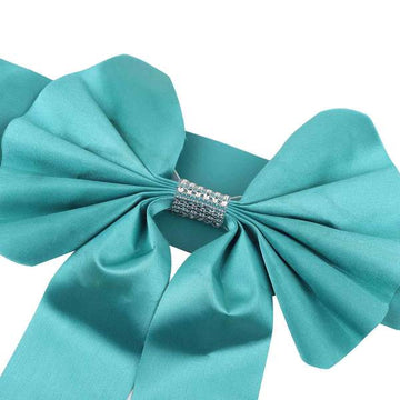 Premium Quality Turquoise Chair Sashes for All Your Events