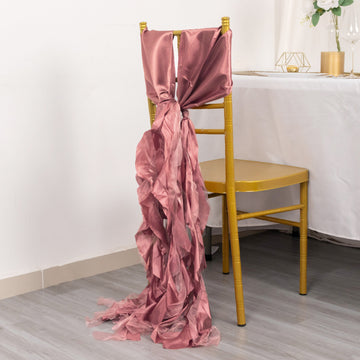 Create Unforgettable Memories with Cinnamon Rose Chair Sashes