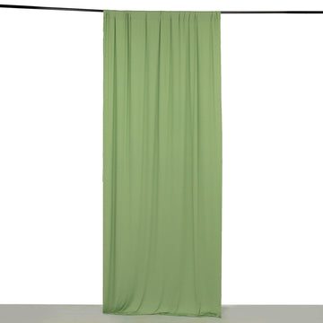 <strong>Wrinkle-Free Sage Green Curtain Panel</strong>