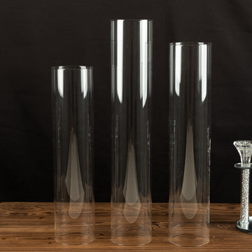 <strong>Traditional Transparent Candle Shades For Candelabras</strong>