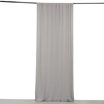 <strong>Wrinkle-Free Silver Curtain Panel</strong>