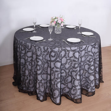 Unleash the Magic with a Black Sequin Tablecloth