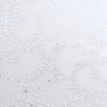 Create Unforgettable Table Decor with our Silver Sequin Tablecloth