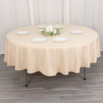 Seamless Beige Tablecloth