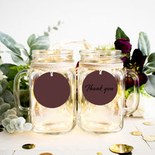 50 Pack | 2inch Chocolate Printable Round Shape Wedding Favor Gift Tags
