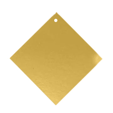 Make Your Gifts Shine with Gold Diamond Shape Gift Tags