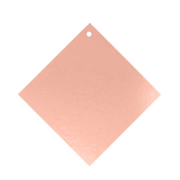 Enhance Your Event Decor with Pink Printable Diamond Shape Wedding Favor Gift Tags