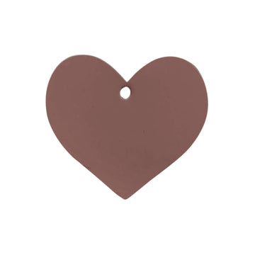Bulk Pack of Chocolate Printable Heart Shape Wedding Favor Gift Tags