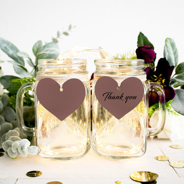 Personalize Your Wedding Décor with Heart Shape Gift Tags
