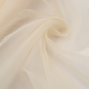 Create a Dreamy Atmosphere with Ivory Tulle Fabric Bolt