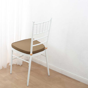 Create Unforgettable Seating Experiences with Taupe Chiavari Chair Pads