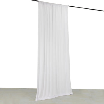 <strong>Wrinkle-Free White Curtain Panel</strong>
