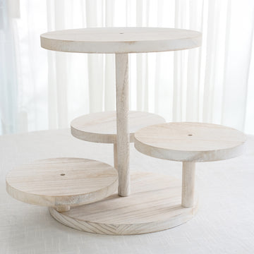 <strong>Versatile Wooden Cake Stand</strong>