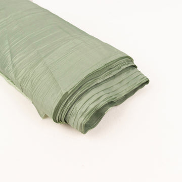 Elevate Your Event Decor with Sage Green Taffeta Fabric